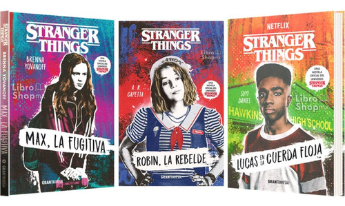 Stranger Things: Robin Rebelde + Max Fugitiva + Lucas Cuerda