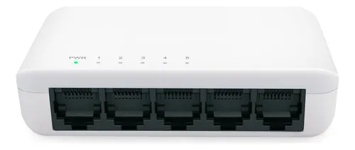 Conmutador Ethernet Plug & Play De 5 Puertos 10/100 Mbps
