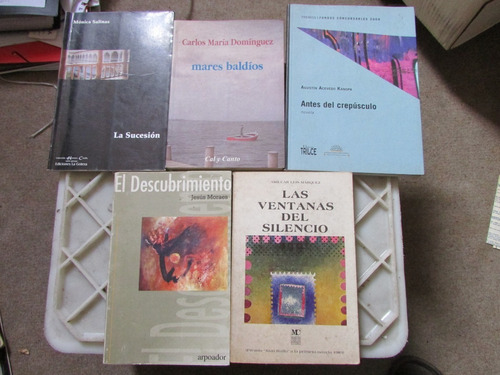 Lote De 5 Libros De Escritores Uruguayos