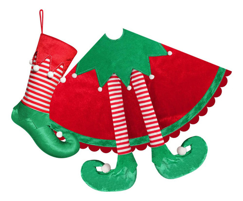 Xx Decoración Navideña Con Patas Rojas, Bonito Árbol De