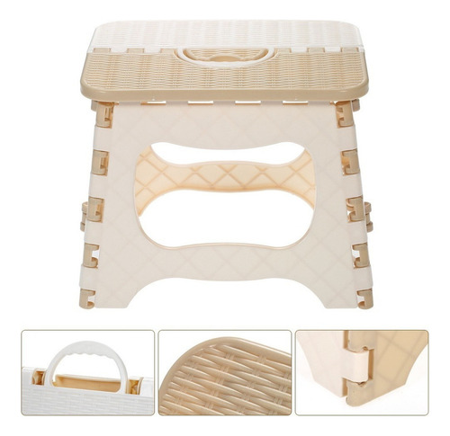 . Taburete Plegable De Plástico Plegable Portátil Silla