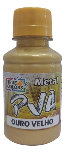 Tinta Pva Metálica True Colors 250 Ml Cor Ouro-velho
