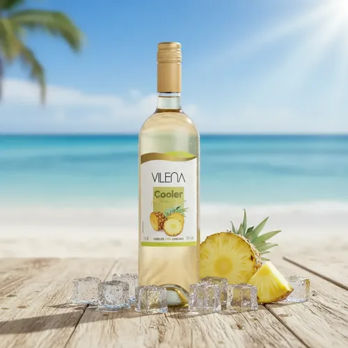 Cooler De Vinho Sabor Abacaxi Vilena Serra Gaúcha 750ml | MercadoLivre