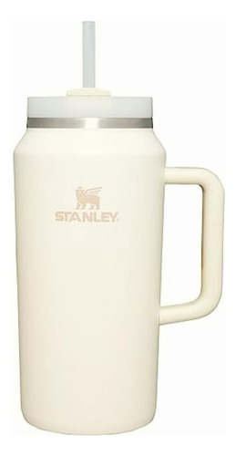 Stanley Quencher H2.0 Flowstate Vaso Aislado Al Aspiradora Color Crema