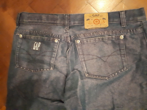 Pantalon Pescador Gap Jean Oscuro Tornasolado Exclusivo