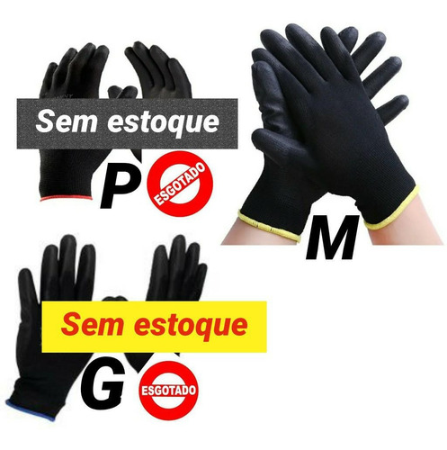 Luva Anti-estática Manutenção/proteção Esd, Par,pc Eletronic