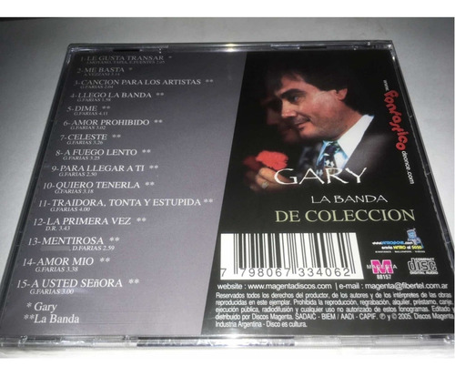 Gary La Banda De Colección Cd Nuevo Original Cerrado