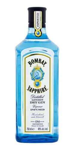 Imagem 1 de 1 de Gin Bombay Sapphire Garrafa 750ml