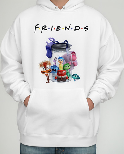 Sudadera Con Gorro Intensamente Friends En El Frasco
