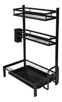 Comprar Rack Escurridor De Platos 3 Niveles Metálico Porta Cubiertos