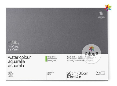 Winsor & Newton Block Hojas Acuarela 26x36 Rugoso