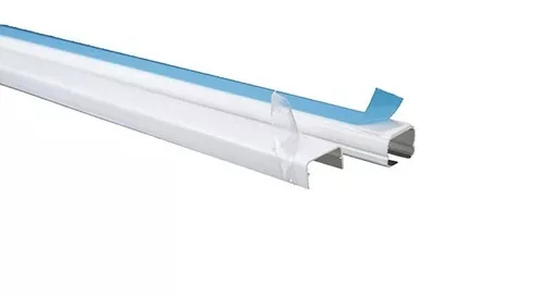 Canaleta para cables (2 m x 110 mm x 60 mm, Blanco)