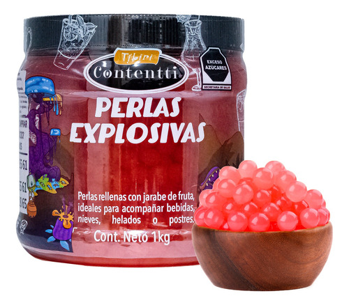 Perlas Explosivas Frutas De La Pasión Maracuya Italianas