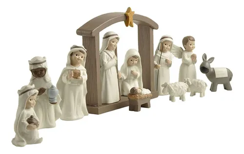comprar Escultura De Natividad Ornamental Figurita Miniaturas