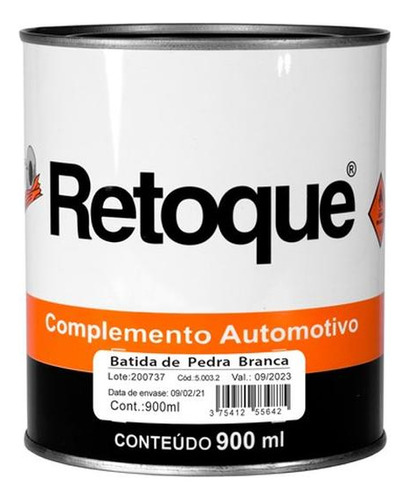 Bate Pedra Retoque Branca 900ml   104