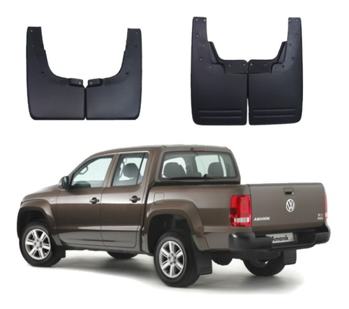 Guardafango Volkswagen Amarok  2010-2020 Set 4 Piezas