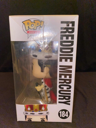 Funko Pop Rocks - Freddie Mercury King #184 (Usado)
