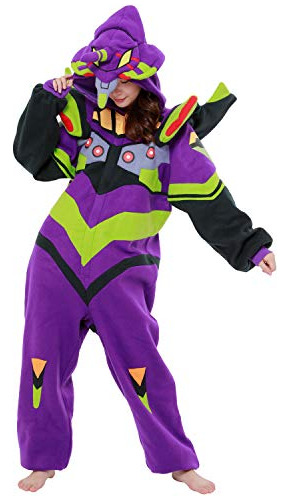 Sazac Kigurumi - Unidad Evangelion-01 - Eva-01 - Disfraz De 