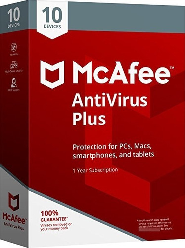  Antivirus Mcafee Plus 2020 Dispositivo Ilimitados Por 1 Ano