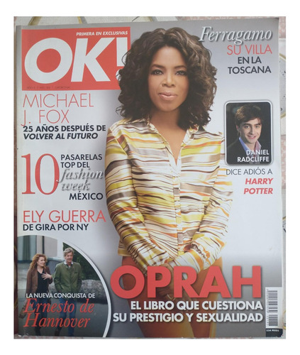Revista Ok! Oprah el Libro Que Cuestiona Su Prestigio (Usado)