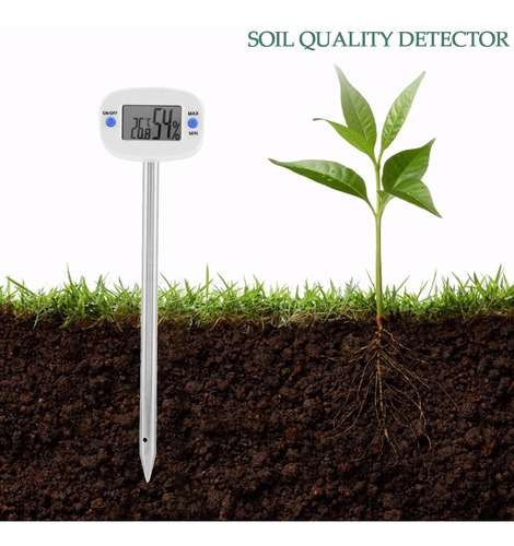 Termómetro Higrómetro De Suelo Para Plantas, Jardines, Granj