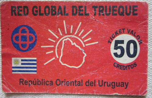 Billete Trueque Uruguay 50 Creditos Nodo Villa Farre