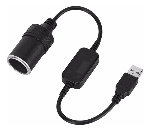 5v To 12v Car Usb Cigarette Lighter Converter Adapter