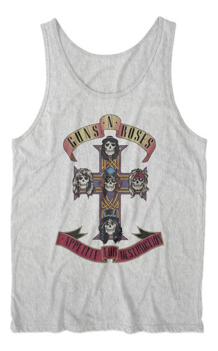 Musculosa Guns N' Roses Appetite For Destruction Gris