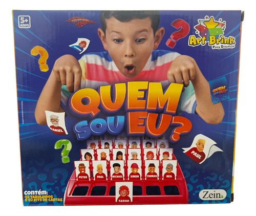 Jogo Quem Sou Eu ? Educativo Com Tabuleiro E Cartas Advinha