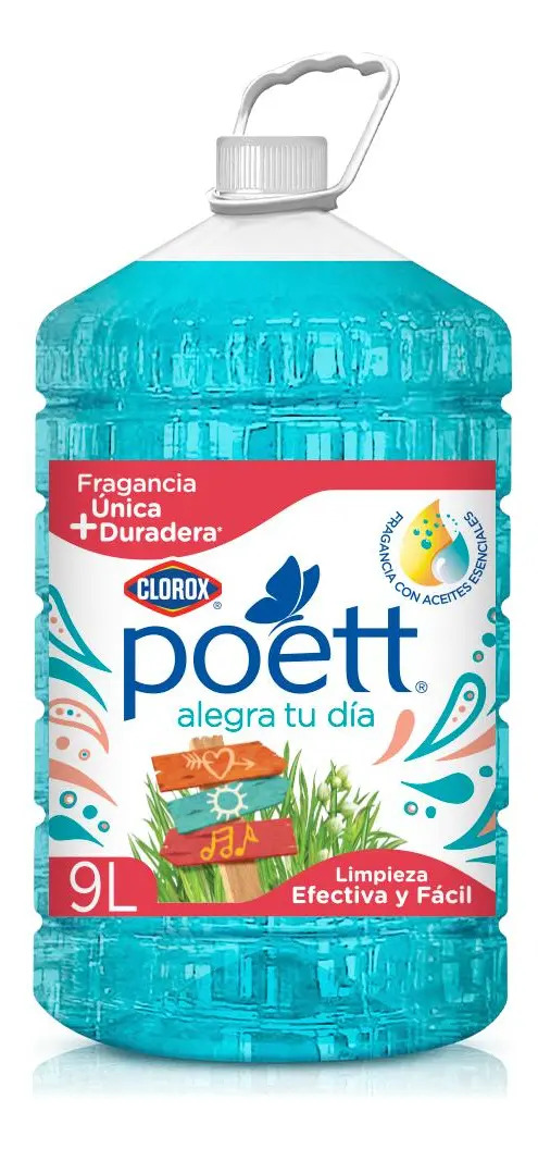 Limpiador Aromatizante Poett® Alegra tu día 9 lts