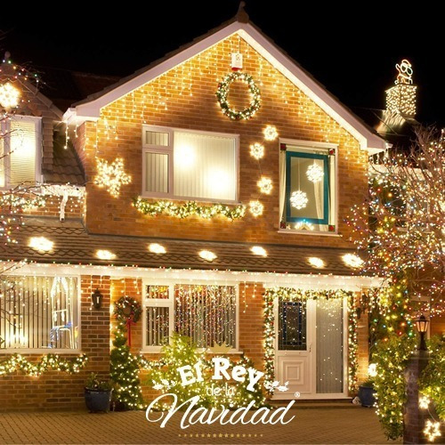Serie Navideña Cascada 500 Leds 10 Metros Exterior Navidad