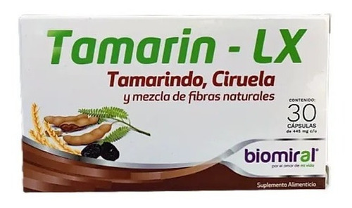 Biomiral Tamarin Lx Digestivo 30 Capsulas