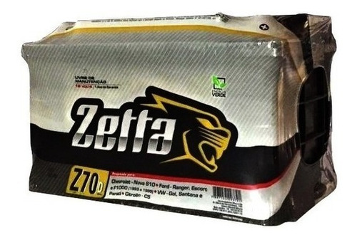 Bateria Zetta 12x75 63ah Ford Escort Clx Tdi Rural