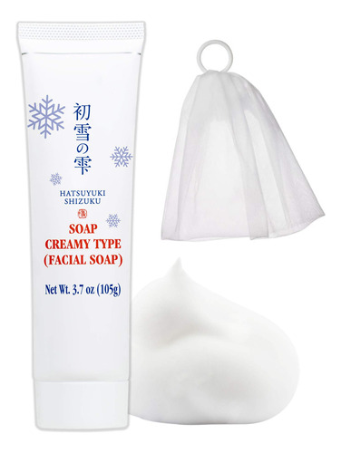 Hatsuyuki Shizuku Limpiador Formador Exfoliante, Lavado Faci