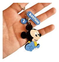 Comprar Llaveros Mickey Bebé Souvenirs Cumpleaños X25 Personaliz Mickey Bebé