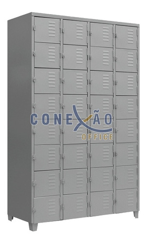 Imagem 1 de 5 de Armário Roupeiro De Aço Para Vestiário 32 Portas Locker