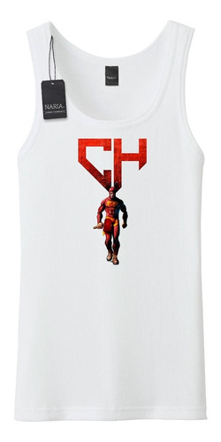 Musculosa Hombre Chapulin Colorado Diseño Art Logo - Psch9