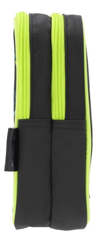 Lapicera Escolar Halo Spartan Negra Pencil Case Color Negro Lisa