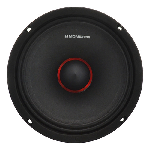 Bocina 8 Medio Rango 600 Watts Rms 8 Ohms Monster Sma801 Color Negro
