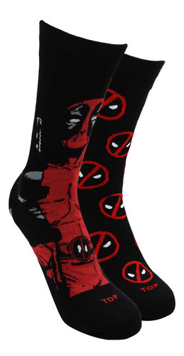 Calcetines Largos Algodón Pack 2 Marvel - Deadpool Top