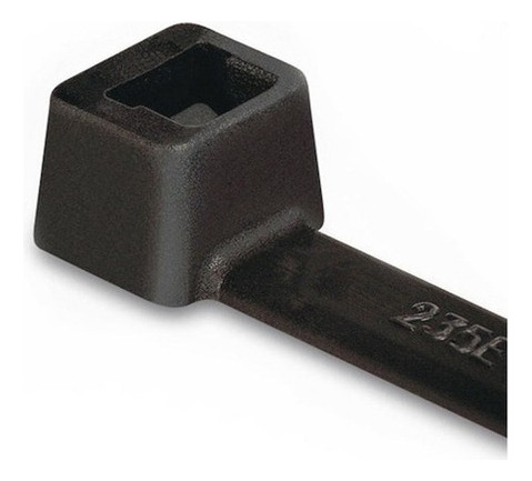 Pinza T120r (39 cm) negra, paquete de 50 unidades, color negro