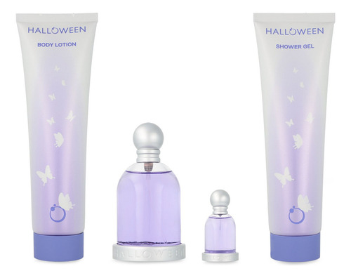 Set Halloween 4pzs Edt Dama 100ml Spray Frutal