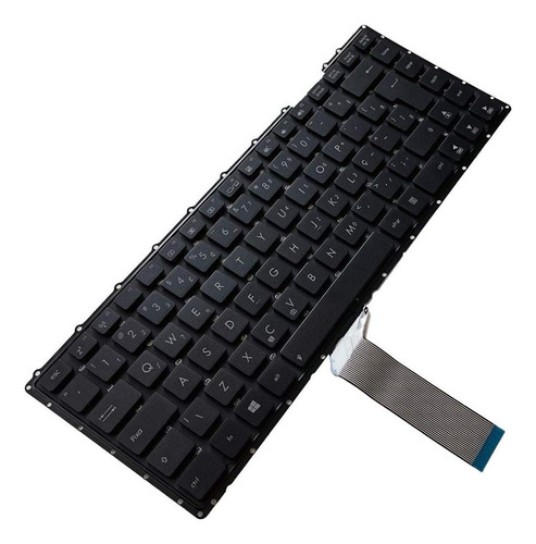 Teclado P/ Notebook Asus Mp-13k86pa-9201 Abnt2 Marca Bringit Cor Preto