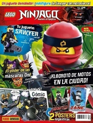 Imagen 1 de 2 de Libro - Revista Lego Ninjago 04