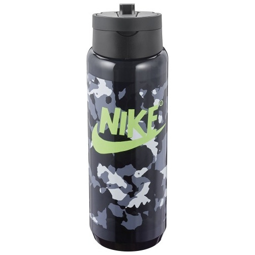 Botella Nike Tr Renew Recharge Straw 710ml Negro Camuflado