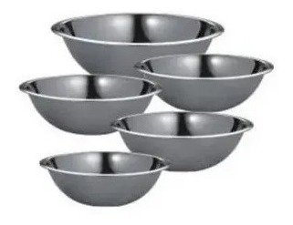 Set 5 Bowls Acero 14-18-22-26-30cm Primula Ti-003182 F. Xavi