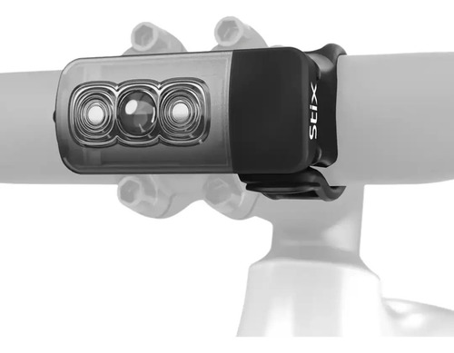 Luz dianteira de bicicleta Stix Elite 2 - cor preta