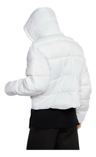 Campera Mujer Inflable Abrigo Capucha Temporada Invierno