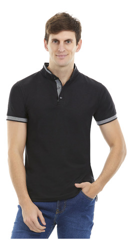 Playera Hombre Tipo Polo Moda, Slim Fit Vittorio Forti