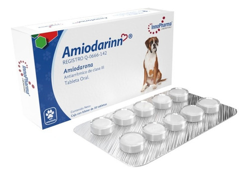 Innopharma Amiodarinn 30 Tabletas Divisibles Para Caninos
